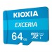 Kioxia Exceria U1 Class 10 Micro SD Card - 64GB